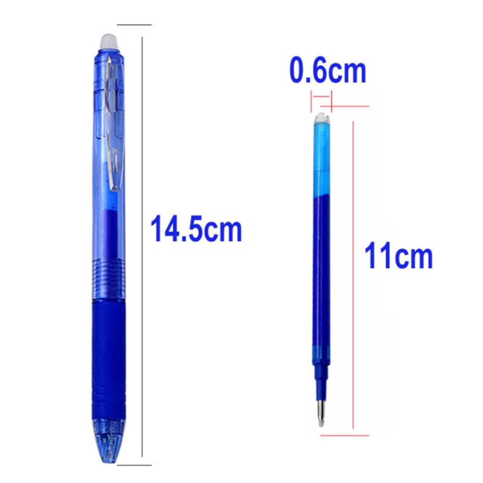 12 Pack Erasable Gel Pens – Multi-Color Retractable 0.7mm Fine Point, Built-In Eraser, Smooth Writing for Note Taking, Planner, Drawing & Office Supplies