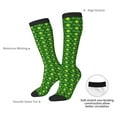 thumbnail image 4 of Yiaed Happy St. Patrick's Day Print Great elasticity Adult Stockings Sports socks for Men and Women, 4 of 6