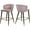 Multi-color, variant on Meridian Furniture Cassie 28"H Velvet Counter Stool in Pink (Set of 2)
