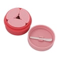 thumbnail image 2 of Silicone Cream Jar Set, Refillable Easy To Clean Silicone Makeup Containers Pink  for Eye Cream for Lotion, 2 of 7