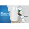 thumbnail image 5 of Koolatron Compact Fridge with Freezer, 3.2 Cu Ft, White, 5 of 9