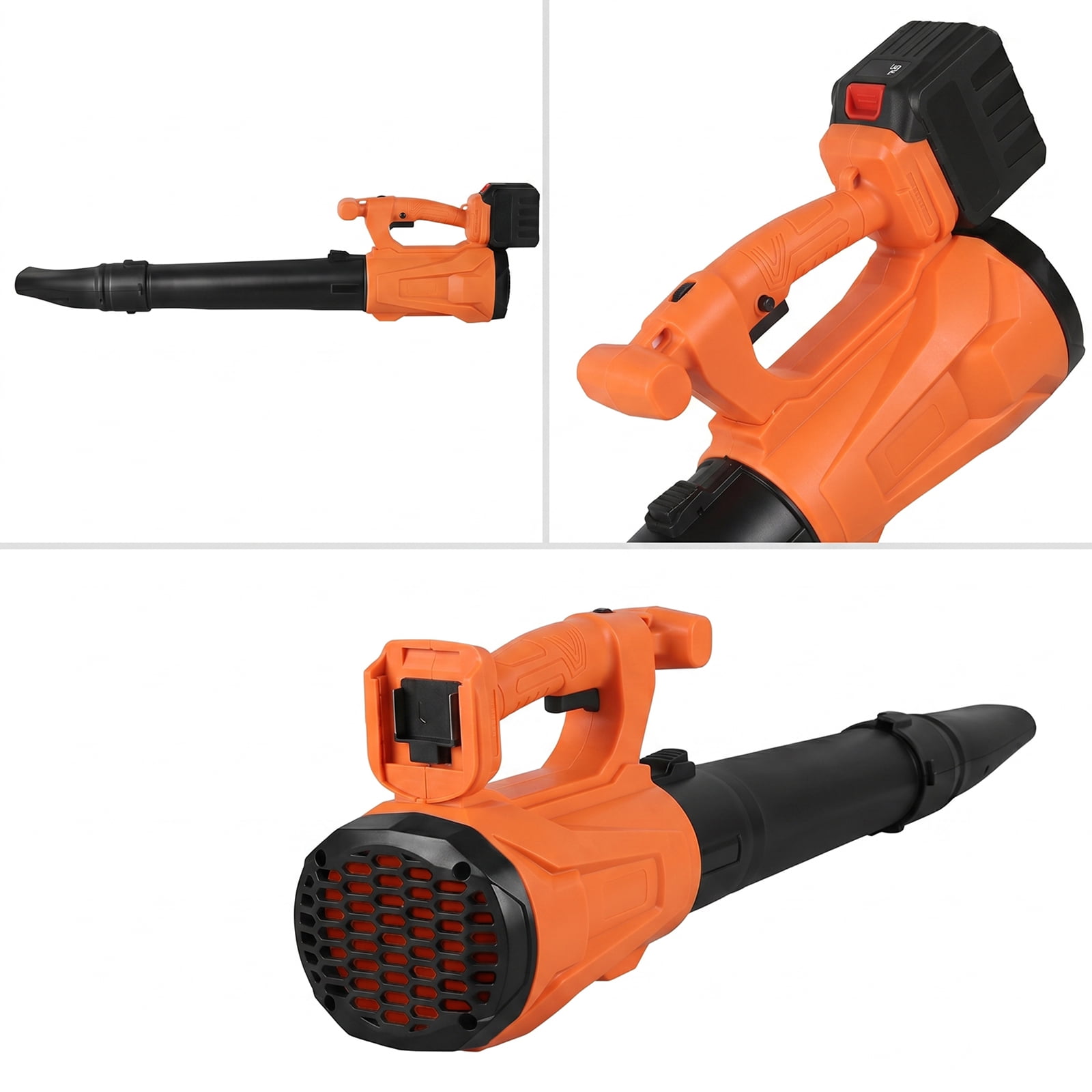 Leaf Blower, Electric Cordless Leaf Blower with 6 Speed Modes, Lightweight Handheld Blower for Lawn Care, Patio Cleaning, Dust & Debris, 12000 RPM Max Power, Battery Powered for Yard Work