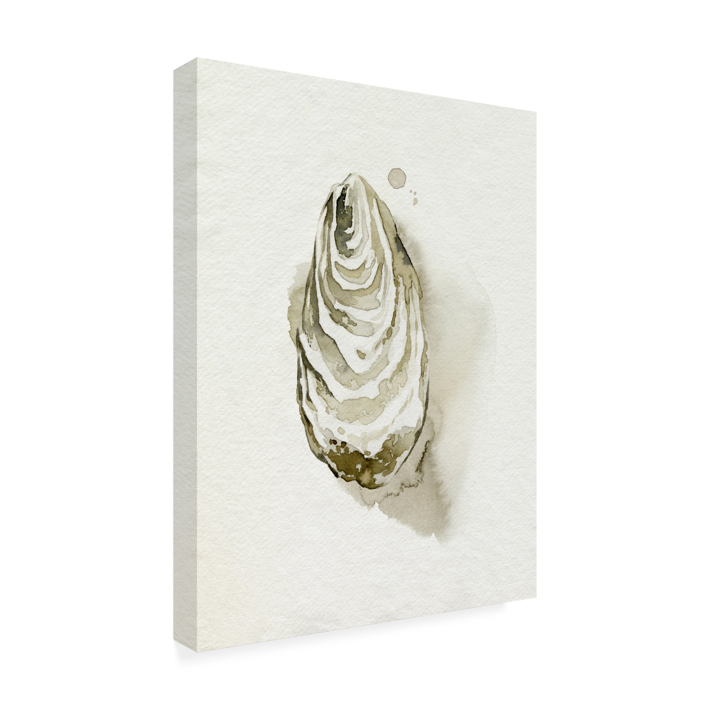 Grace Popp 'Oysters on the Bay IV' Canvas Art