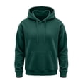 thumbnail image 6 of LRGSHF Oversized Hoodies for Men Baggy Soft Fleece Pullover Sweatshirt, Drawstring Plain Streetwear Long‑Sleeve Athletic Top, Warm Loose‑Fit Winter Casual Hooded Shirt, 6 of 6