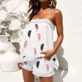 thumbnail image 2 of Conjuntos de 2 piezas de verano de estilo étnico bohemio para mujer Pompotops  ulkah937289, 2 of 5