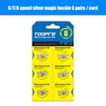 thumbnail image 3 of CHAXIN 6 Pairs Carbon Steel Quick Master Links for Mountain Road Bike 6/7/8/9/10/11/12S, 3 of 7