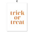 thumbnail image 1 of Pintura en lienzo de gato negro para decoración de sala de estar, carteles de Halloween, calabaza, minimalista, Otoño, moderno, escalofriante, 1 of 4