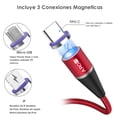 thumbnail image 2 of Cable Magnético,Iman 3 en 1 ,Cable USB 1Hora Moderno, 2 of 5