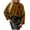 Yellow, variant on Atogsazn Womens Faux Fur Cropped Jacket Fuzzy Long Sleeve Thick Warm Winter Coat Open Front Cardigan Tops Khaki M Fashion