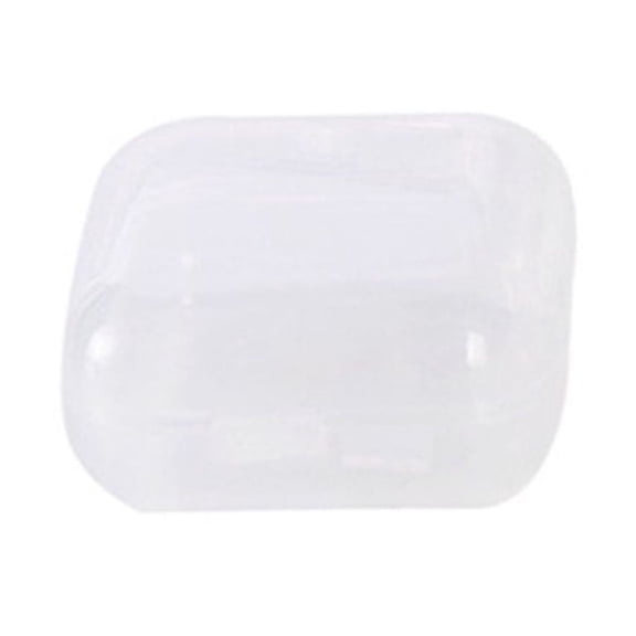 Mini Clear Plastic Jewelry Storage Boxes 10 Pcs Small Square Organizers for Earrings Studs and Small Accessories