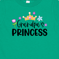thumbnail image 4 of Inktastic Grandpa's Princess Crown and Flowers Girls Baby T-Shirt, 4 of 5