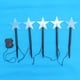 thumbnail image 5 of LED acrílico para exteriores, decoración navideña, estaca de cuerda, luz de jardín, lámpara de patio de estrella impermeable, sin pilas para césped de patio, 5 of 5