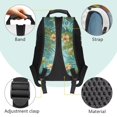 thumbnail image 4 of Yuyamidu Cute Sloth School Bag for Girls Boys Portable Backpack Middle School Book Bags with 2 Side Pockets Large Capacity Daypack School Supplies, 4 of 7