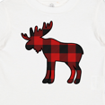 thumbnail image 4 of Inktastic Moose Silhouette Plaid Boys or Girls Baby T-Shirt, 4 of 5