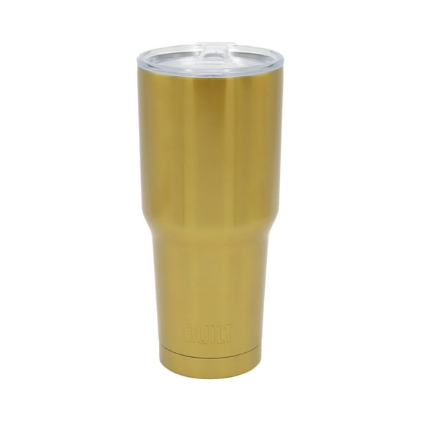 Built 30ounce DoubleWalled Stainless Steel Tumbler in Craft Gold