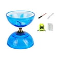 thumbnail image 4 of Juego de diábolo chino con 5 palos para coordinación ojo-mano, con dos palos, para niños, para principiantes, ideal para hacer malabares en el césped. S Azul, 4 of 10