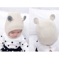 thumbnail image 4 of Scarf Woolen Earflap Hood Warm Skull Knit Caps，Crochet Earflap Pilot Hats Beanie Cap for Toddlers Baby Girls and Boys, 4 of 8