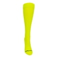thumbnail image 2 of Softball Socks with Stitches Over the Calf (Neon Yellow/Red, Large), 2 of 2