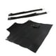 thumbnail image 4 of Delantal de trabajo, delantal de PU, delantal de cocina, delantal de aseo de carnicero, delantal impermeable, delantal de cocina para chef, camarera, Negro, 4 of 9