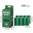 thumbnail image 5 of 120-Pack Biodegradable Dog Waste Bags - Extra Thick Pet Cleanup Kit, Poop Bags, 9x13 Inch Leak-Proof Cornstarch Material, for Dog Walking/Litter Box, Eco-Friendly Disposal System, Green, 5 of 6