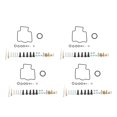 thumbnail image 1 of 124Pcs Motorcycle Carburetor Repair Kit with Main Jet Gaskets Replacement for Ninja ZX9R 1998‑1999, 1 of 9
