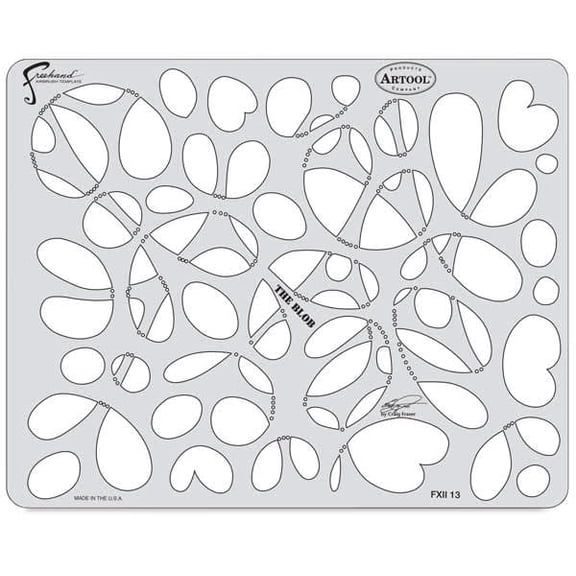 Iwata Artool Freehand Template - Kustom FX II The Blob