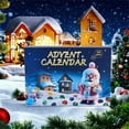 thumbnail image 1 of Calendario de Adviento navideño 2026 con fósiles de ágata cristalina natural, 24 piedras pulidas, incluyendo aventurina, citrina, cornalina y jaspe. Regalo educativo para niños. Juguete de cuenta, 1 of 8