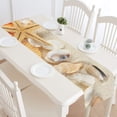 thumbnail image 1 of YUSDECOR Group of Seashells Table Runner for Kitchen Wedding Party Home Decor 16x72 inch, 1 of 4
