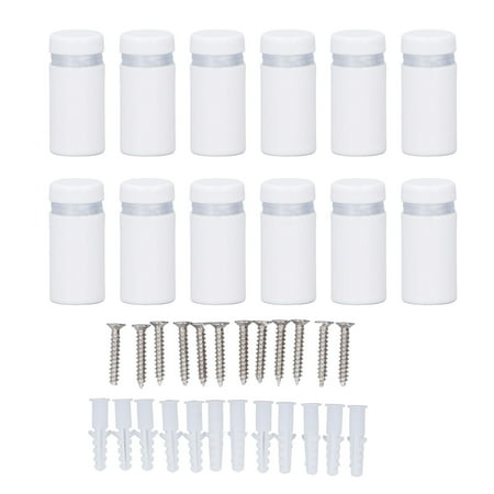 

2024 12Pcs Wall Mount Standoff Screw Stainless Steel Mounting Screw for Advertising 12x25mm