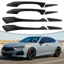 8Pcs For Acura TLX 2015-2022 Carbon Fiber Side Exterior Door Handle Bowl Trim