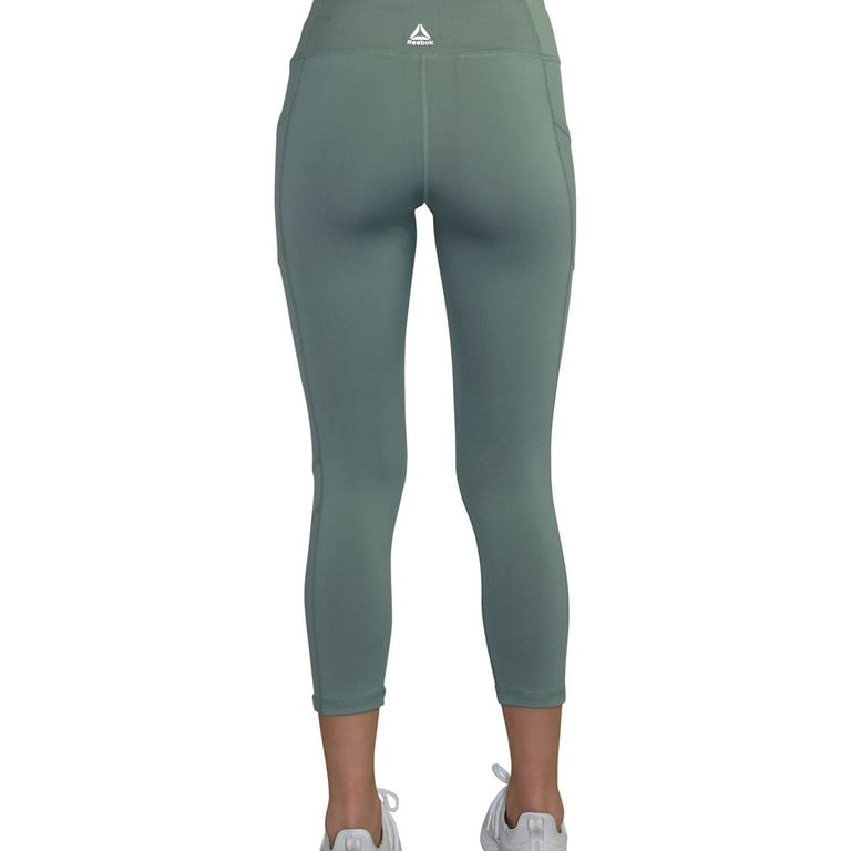 Reebok Womens Aspire Skinny Capri Compression Athletic Pants