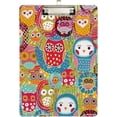 thumbnail image 2 of 12.5"x9" Cute Owls Clipboards, Standard A4 Letter Size Nursing Clipboard with Low Profile Metal Clip Decorative Clip Board for Office Supplies,Gold, 2 of 7