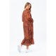 thumbnail image 2 of Hype - Vestido Dalmatian Omorose para Mujer (Bronce, Negro), 2 of 2