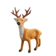 thumbnail image 1 of 15/20/25/30cm Elk de Navidad ciervo de simulación de felpa 2022 decoración de Año Nuevo hogar adornos de regalo de Navidad Noel Navidad Kits de decoración para fiestas Marrón 20 centímetros Cateissary JJ16210-02, 1 of 6