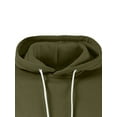 thumbnail image 2 of Bellella Chandail à Capuche pour Hommes Chandail à Capuche Colorblock Confortable Manches Longues Vert Armée m, 2 of 4