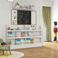 thumbnail image 4 of Gymax 3-Tier Kids Bookshelf Toy Storage Bookcase Rack Wall w/ Anti-toppling Kits White, 4 of 10