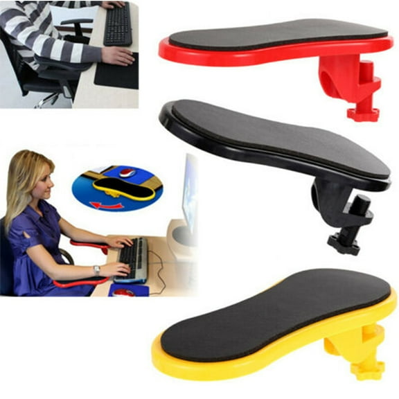Raindrops Adjustable Arm Rest Support Computer Desk Extender Wrist Elbow Red