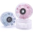thumbnail image 5 of Roues de Planche à Roulettes Lumineuses 82A 58x32mm Remplacements de Roulettes Quad à Double Rangée Colorés 8 Pcs, Accessoires de Sport Bleu, 5 of 5