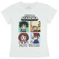 thumbnail image 3 of My Hero Academia Girls' Shirt Plus Ultra! Deku Bakugo Shoto Todoroki Character Grid Kids T-Shirt Tee, 3 of 7