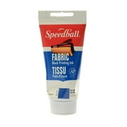 Speedball Block Printing Fabric Ink 2.5 Oz. Black [Pack Of 2] (01364-PK2)