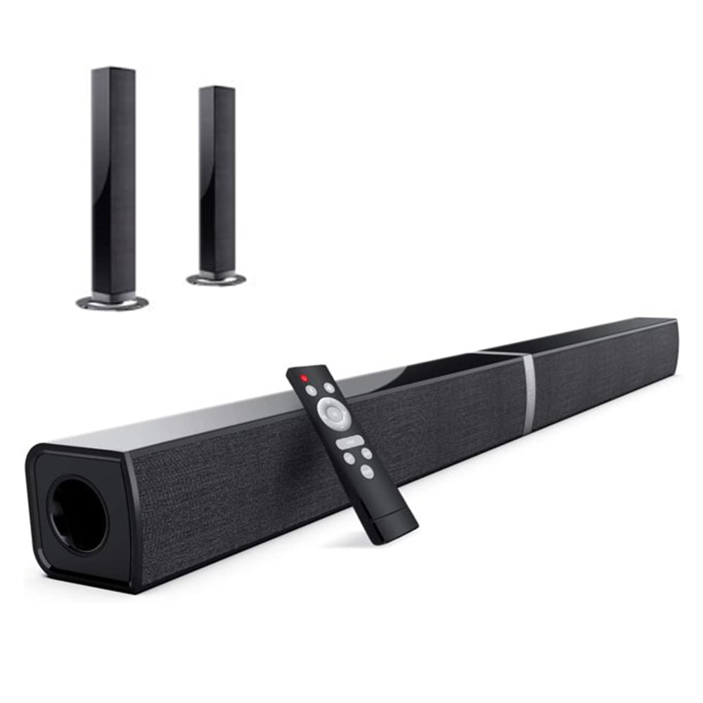 på den anden side, squat Strædet thong TV Sound Bars 2020D Split Soundbar Wired & Wireless Bluetooth 5.0 Sound  Bars with 3D Surround Sound System 30 Inch Home Theater TV Audio Speaker  (Optical/HDMI/AUX/Remote Control/Bases) - Walmart.com