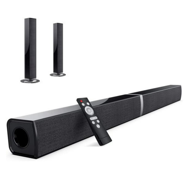 Ernæring Regelmæssigt Eller enten TV Sound Bars 2020D Split Soundbar Wired & Wireless Bluetooth 5.0 Sound Bars  with 3D Surround Sound System 30 Inch Home Theater TV Audio Speaker  (Optical/HDMI/AUX/Remote Control/Bases) - Walmart.com