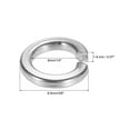 thumbnail image 2 of Uxcell M6 316 Stainless Steel Spring Lock Washer Split Lock Washer Lock Metal Washers for Screws Bolts 50 Pack, 2 of 7