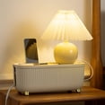 thumbnail image 2 of Modern Luxury Cable Organizer Box - Premium Plastic Desk Cord Management Solution for Power Strips, Data Cables & Headphone Wires - New Design with Spacious 34.9x15x13.6cm Size - Elegant White Finish, 2 of 6