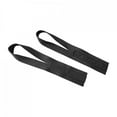 thumbnail image 2 of Correas para levantamiento de pesas, equipo para muñequeras, correas ligeras para , soporte de agarre manual para entrenamiento, mancuernas Negro, 2 of 8