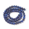 thumbnail image 2 of 5Strand Natural Lapis Lazuli Beads Strands Grade A Round 6mm Hole: 1mm 62pcs/strand 15 inch, 2 of 4