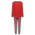 thumbnail image 2 of LSLJS Christmas Pajamas Pyjamas de Noël Assortis pour la Famille, Ensemble Assorti pour la Famille Pyjamas de Noël pour la Famille Ensemble Haut à Carreaux Rouges et Pantalon Long Ensembles de Vêtements de Nuit pour les Fêtes Ensemble de Vêtements de Nuit de Noël, 2 of 9