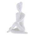 thumbnail image 4 of Estatua de yoga para mujer, decoración, colección femenina, arte abstracto. Estilo-04, 4 of 9