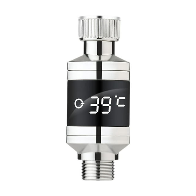 Termómetro de ducha para grifo de baño, pantalla digital LED, resistente al agua, pantalla para baño