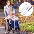 thumbnail image 2 of 1Pc Portable Aluminium Alloy Walk Stick Practical Folding Blind Cane (White), 2 of 3